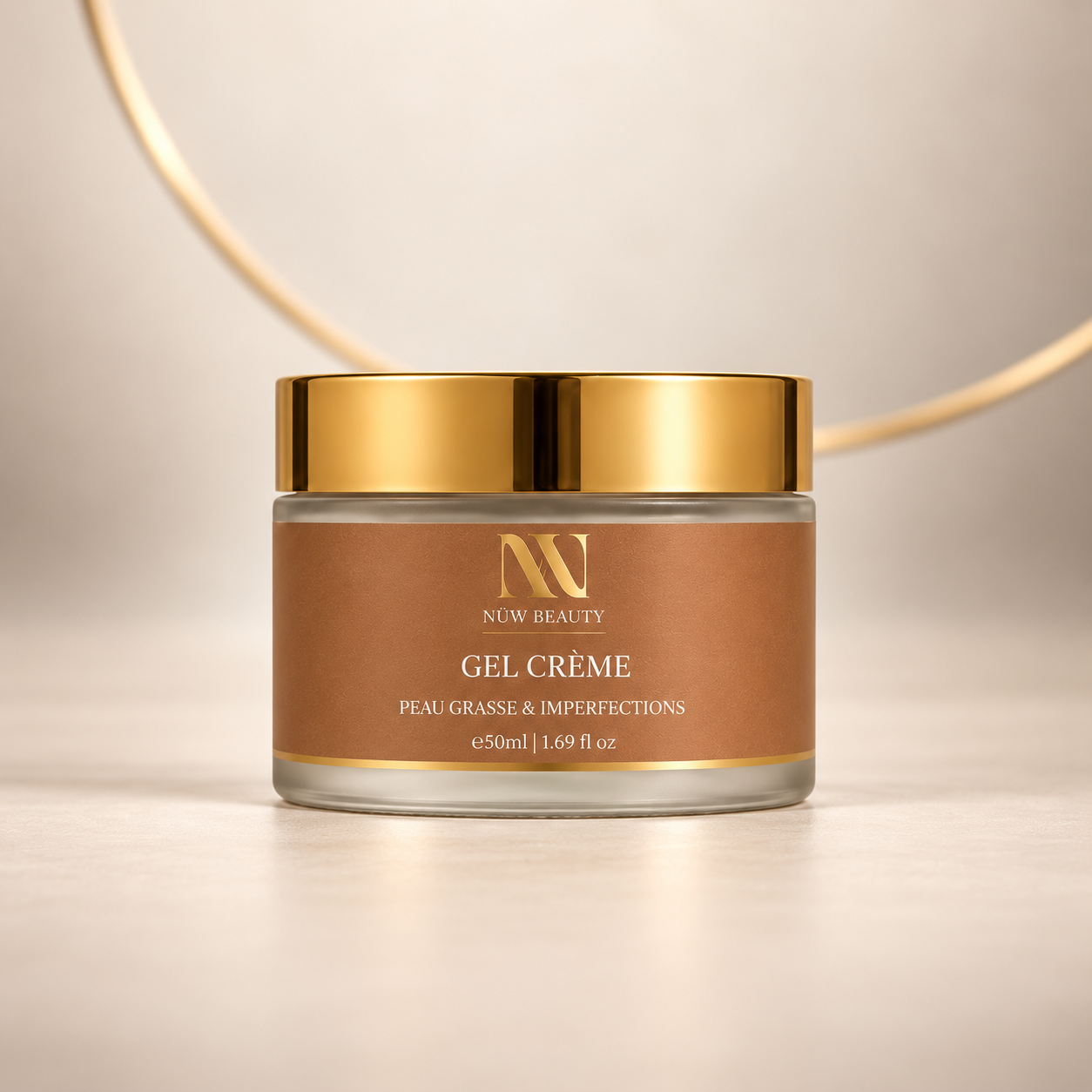 Pot de Gel-Crème NÜW BEAUTY pour peaux grasses et à imperfections